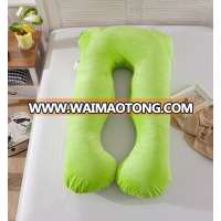 Large U shape body pillow ,OEM short plush body pillow cover